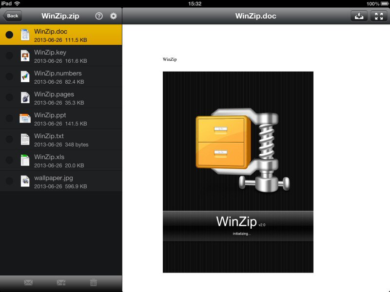 winzip ios download