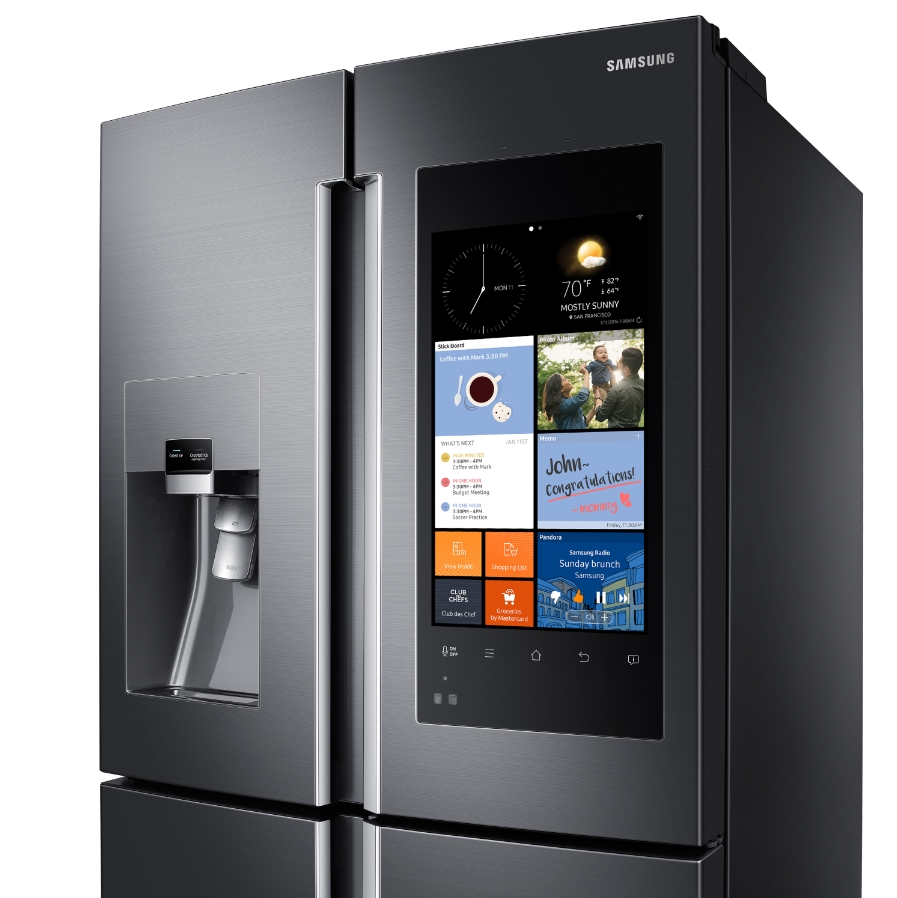 Samsung s Latest Fridge Comes With A 21 5 Inch LCD Touchscreen Cameras 